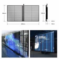 Entretien de P10.4mm LED Mesh Display Glass Window LED Mesh Facade High Brightness Easy