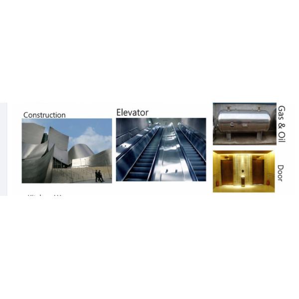 Серый цвет/золото 304 покрасили листы нержавеющей стали для снадарта Международной организации стандартизации Коокваре