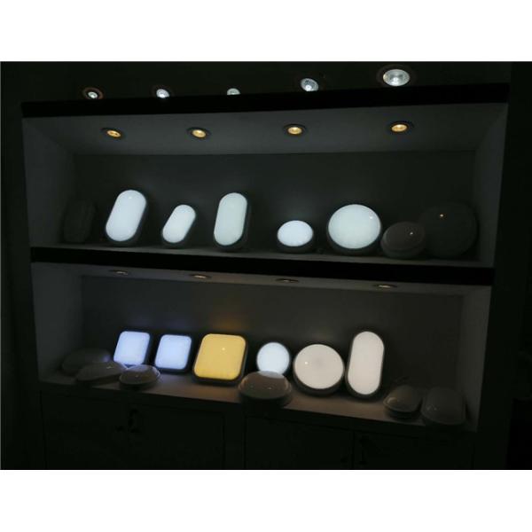 AC 100 - 265V Plastic Bulkhead Light , No Dimmable Bulkhead Outdoor Wall Light