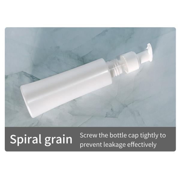 Matte Plastic Dispenser Bottle 120ml Square Foaming Facial Cleanser Bottle