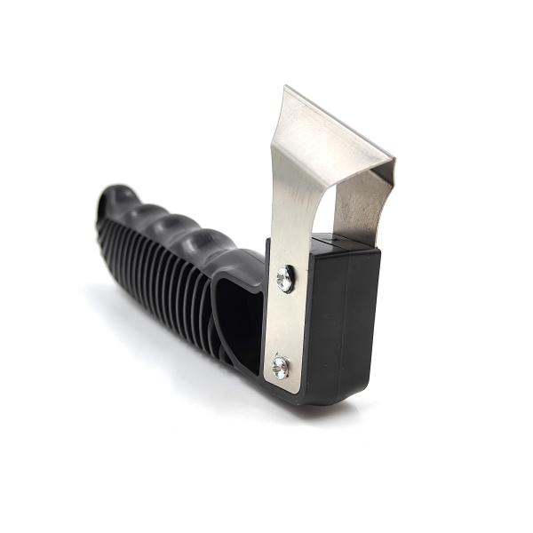 Black Plastic Handle Silicone Sealant Tool Grout Scraper Tool With Stainless Steel Blade