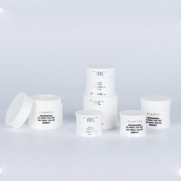 Single-Wall Design 15g 30g 50g Plastic Cosmetic Jar for Eye Serum and Regenerating Cream