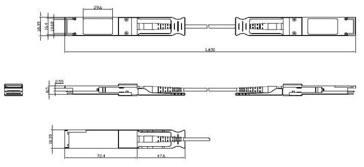 Кабель QSFP на QSFP для плавной передачи данных