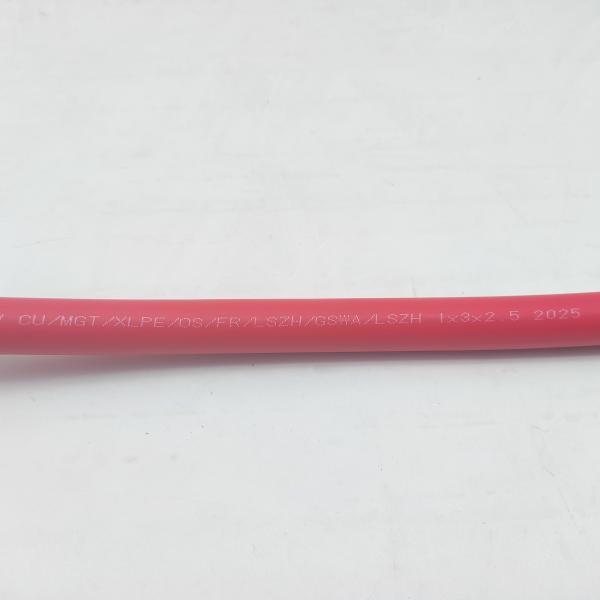 El cable de instrumentación 300/500V 1T2.5 CU/MGT/XLPE/OS/FR/LSZH/GSWA/LSZH 1x3x2.5