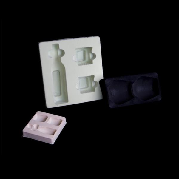 Reunindo a bolha plástica que empacota a joia grossa Tray Insert de veludo de 0.3mm