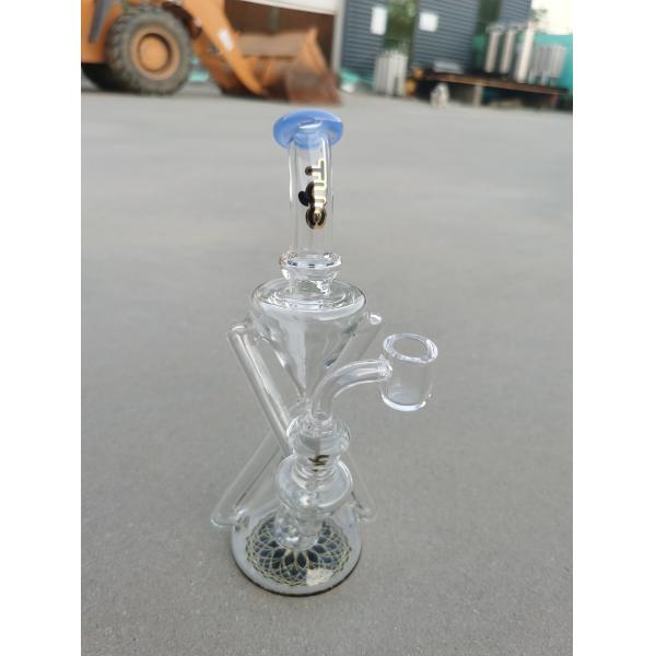 L'eau en verre de narguilé de 11 pouces Bongs le grands barboteur et cuvette de