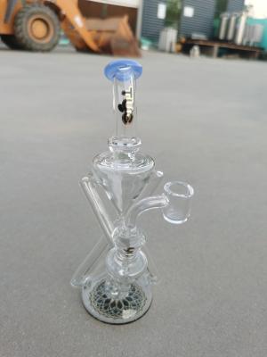 A água do vidro do cachimbo de água de 11 polegadas Bongs o grandes bebedoiro automático e bacia da cafeteira