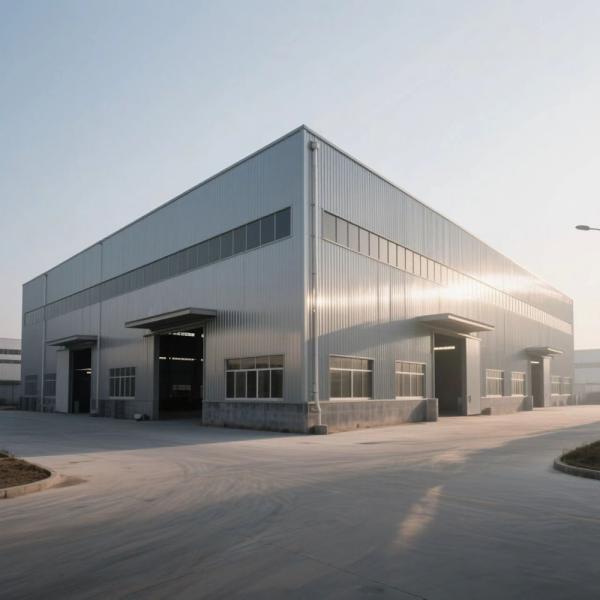 Custom Prefabricated Steel Warehouse Building With High Strength Frame
