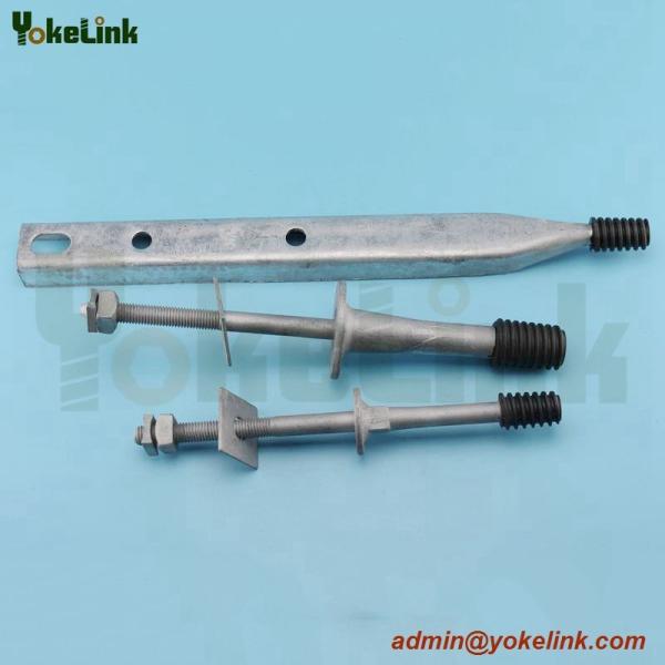 high low voltage forged steel pin for ANSI  55-3 Porcelain Insulators