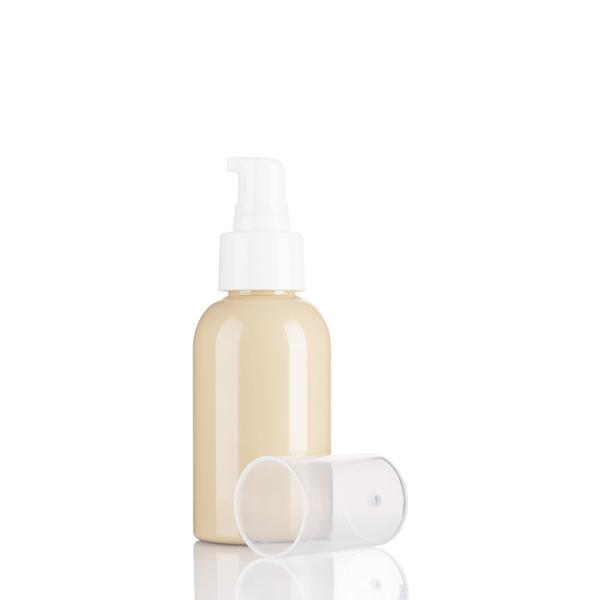 PCR plástico personalizado do ANIMAL DE ESTIMAÇÃO da garrafa 100ML 120ML da loção do corpo para o cuidado da cara