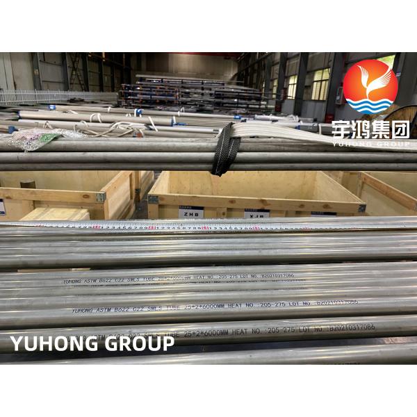 Труба из никелевого сплава ASME SB622 N06022 Hastelloy C22