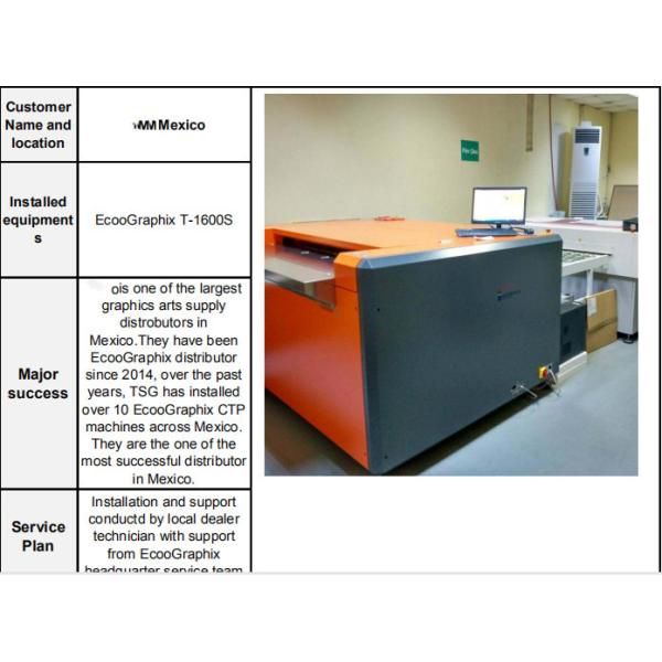 Máquina termal del CTP del formato grande para cliché A0