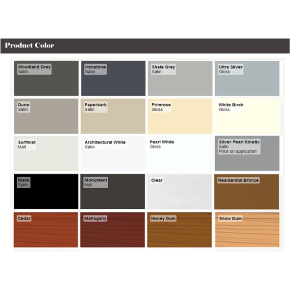 Anodized Color Frame Aluminum Folding Windows , Vertical Bifold Windows