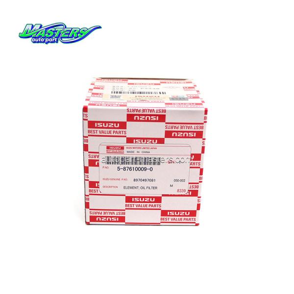 Masters 5-87610009-0 Filtro de óleo 5876100090 para motor ISUZU TFR54 4JA1
