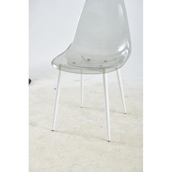 Dormitorio sillas de comedor de luz transparente sillas de comedor transparentes