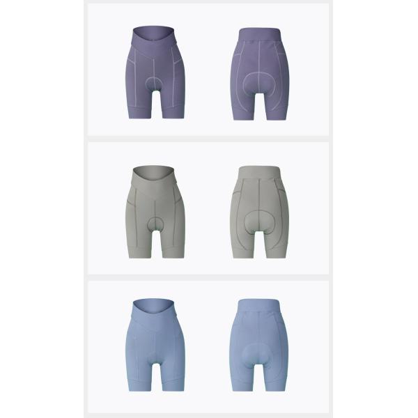 New Cycling Shorts Women's Solid Color Summer Cycling Pants Bicycle Breathable Pants Outdoor Cycling Clothing