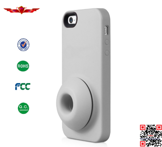 Newest Fashion Design Silicone TPU Cover Cases For Iphone 5G 5S With Megaphone Multi Color