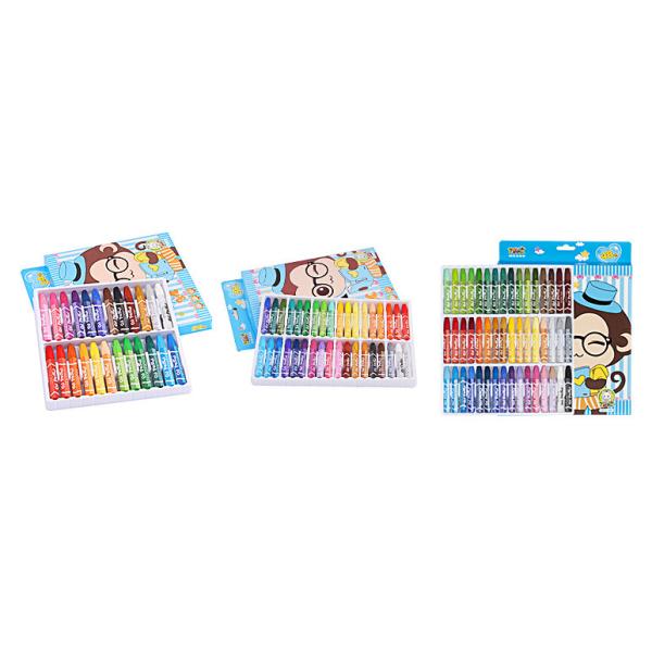 Non-toxic 8 , 12, 24, 48 Colors Oil Paint Sticks Washable Water soluable for Kids Stationery Painting Supplies OEM ODM
