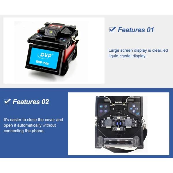 Ручной FTTH Arc Splicer совместим с RJ45 SM/MM/DS/NZDS Волоконно-оптической сварочной машиной