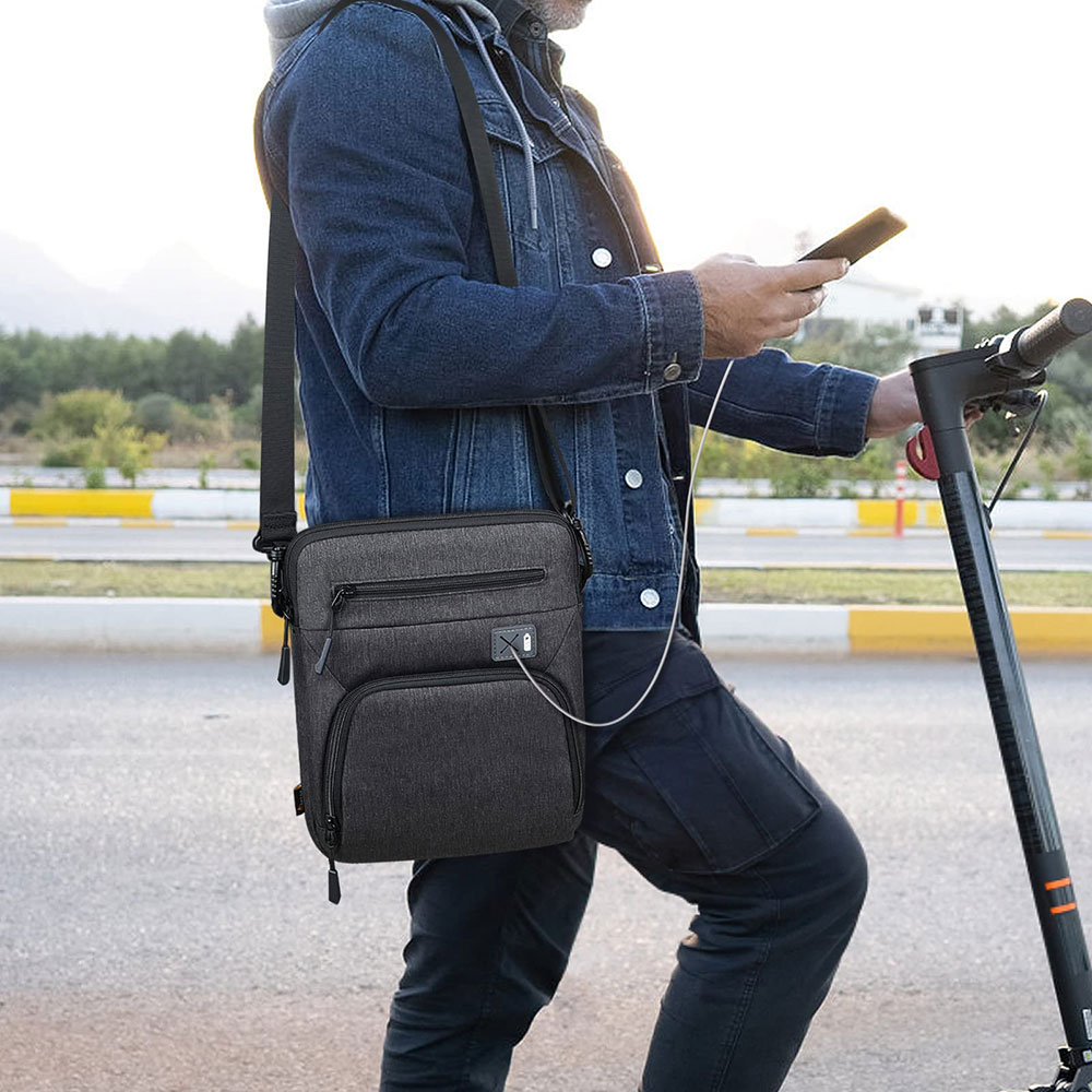 Modern Tablet Shoulder Bag Apple iPad Air Pro 11 Inch Shockproof Polyester Lightweight Simple Design DNB32 Wholesale