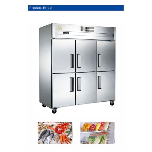 Electric Stainless Steel Restaurant Freezer with -12.C to -18.C Temperature Range