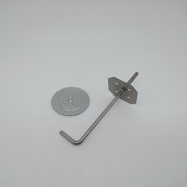 200mm Anchor Bolt L Shape Low Carbon Steel  For Power Plant Boiler Pipeline Insulation