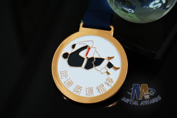 Round Metal Soft Enamel Swimming Custom Sports Taekwondo Medals Marathon Events Medallion