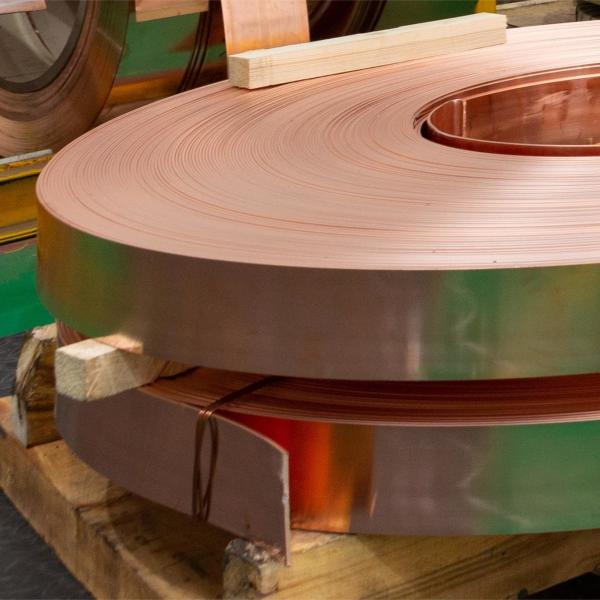 Conductive Connectors Copper Strip Roll For Power Systems Customized