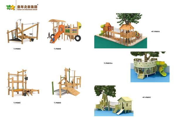 Customized Wooden Playground Slide , Childrens White Wooden Slide Pe Board
