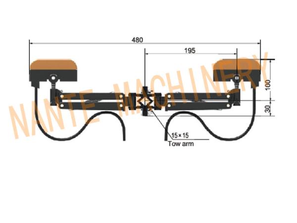 Unipole Insulated Conductor Conductor Rail System With Expansion Joint for Crane Traveling