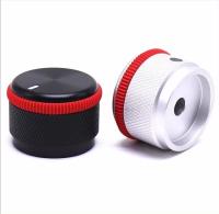 Blue 32x22 6mm Aluminum Solid Amplifier Stereo Volume Potentiometer