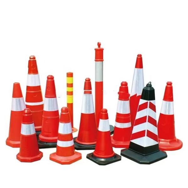 High-Performance Eco-Friendly PVC Traffic Cone UV/Waterproof for Traffic Control Multi-Sizes