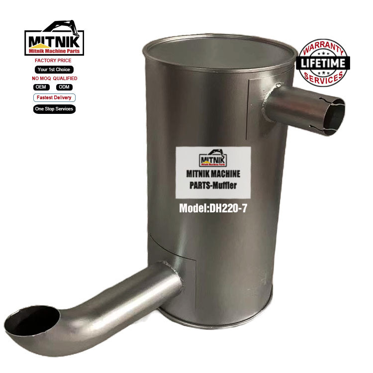 DH220-7 3 Layer Muffler Muffler Silencer for Doosan Excavator from Manufacturing Plant
