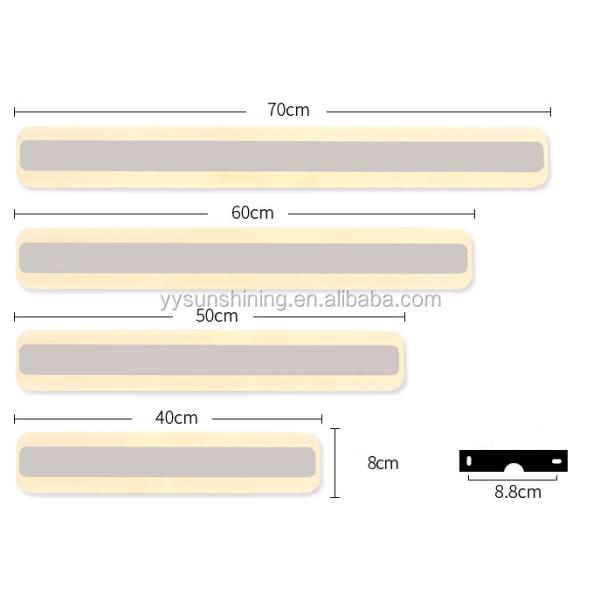 Long Shade LED Makeup Mirror Front Light Bathroom Vanity Lighting Fixtures AC100-240V