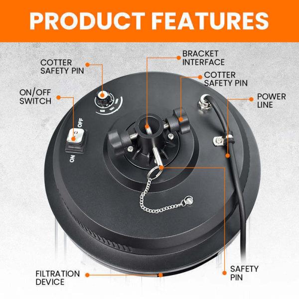 L'éclairage de ballon à LED de 500W IP65 50000Hrs 160lm/W AC90-305V