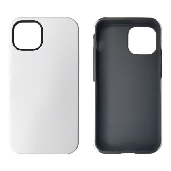 Sublimation Tough Iphone Case Blank 3d Sublimation Phone Cases 2 In 1 For IPhone 16 15 14 13 Pro Max