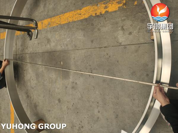 ASTM A182 F321 (UNS S32100) Forged Stainless Steel Weld Neck Flange , Raised Face