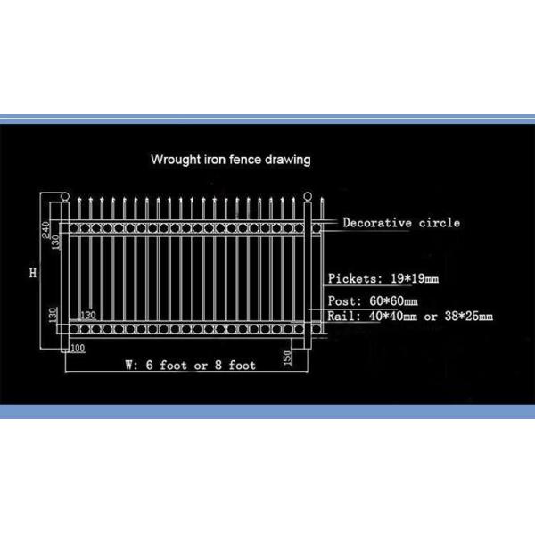 Hot sale garrison fence (factory, ISO 9001 certificate )