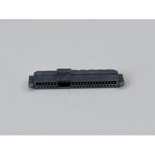 SAS 29P Right-Angle Solder wire Female Cable Connector with Positioning Peg, 15U Gold-Plated Electronic Electrical terminals Signal Connector for Server & Power Transmission