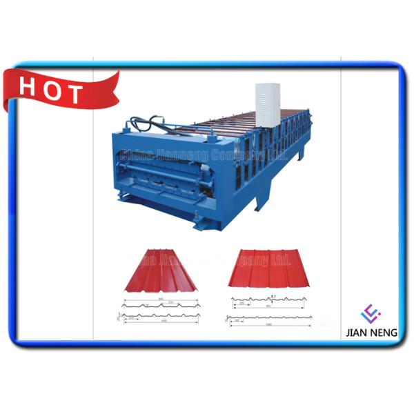 Galvanized Steel Corrugated Standing Seam Metal Roof Machine With Hydraulic Decoiler
