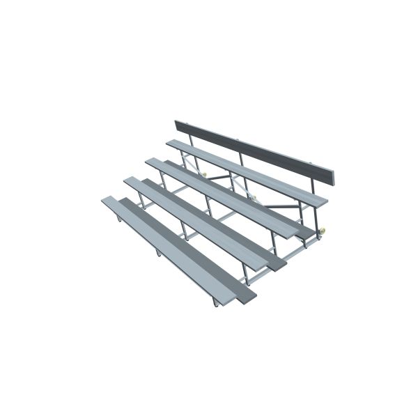 Foldable Portable Aluminum Bleachers for Stadium Seating Easy to Install and Disassemble