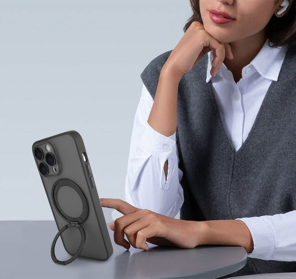 Kickstand Phone Case for Iphone X 7 8 10 11 12 13 14 15 Max Pro Plus Ring Cover Magnetic Wireless Charging Sjk257 Laudtec