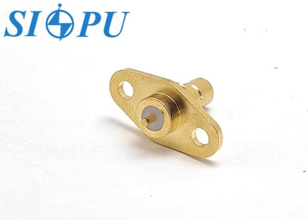 SMB Male RF Coaxial Connector – Microstrip, Flange Mounted