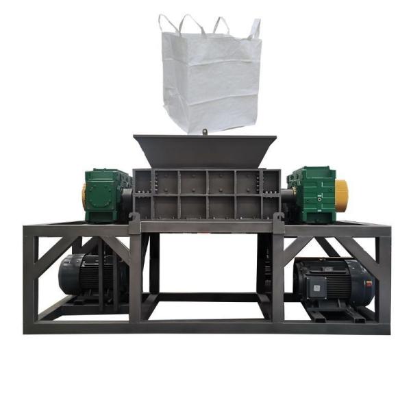 Double-Shaft Shredder for Leather Scraps and Domestic Waste Affordable Shipping Cost