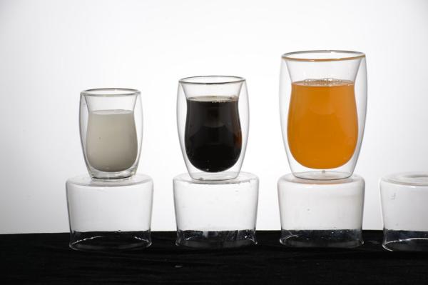 Double wall glass, Heat-resistant  glass cup, borosilicate glass, Espresso, Latte, Cappuccino cup