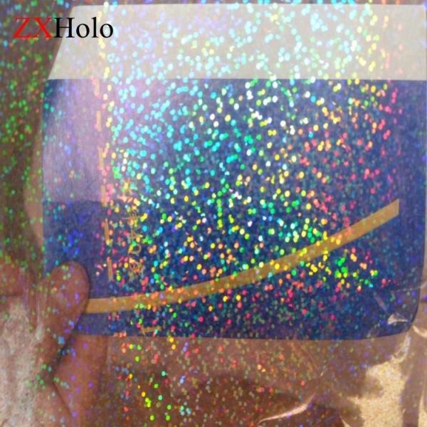 Transparent Self Adhesive BOPP Holographic Transfer Film Moisture Proof For Packaging