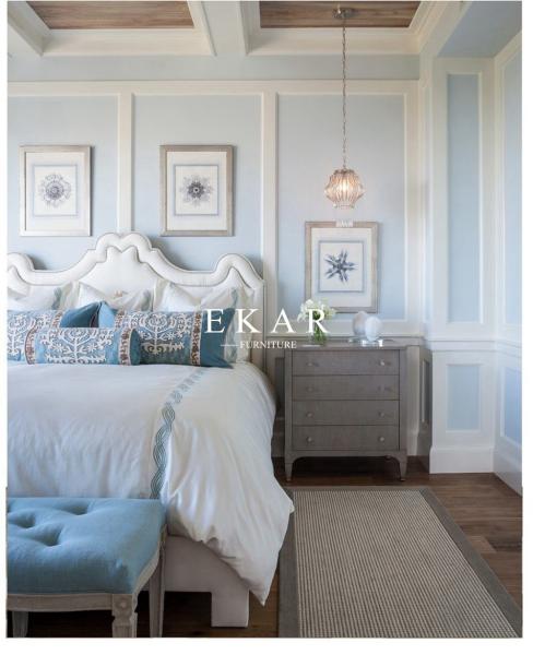 Plywood Double Wedding Fancy Bed Design