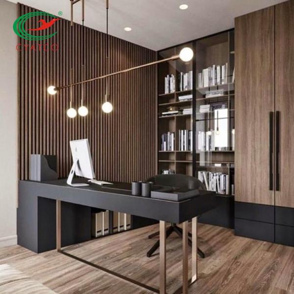 Fluted Wall Wooden Acoustic Panels Odorless Multiscene 600x1200mm