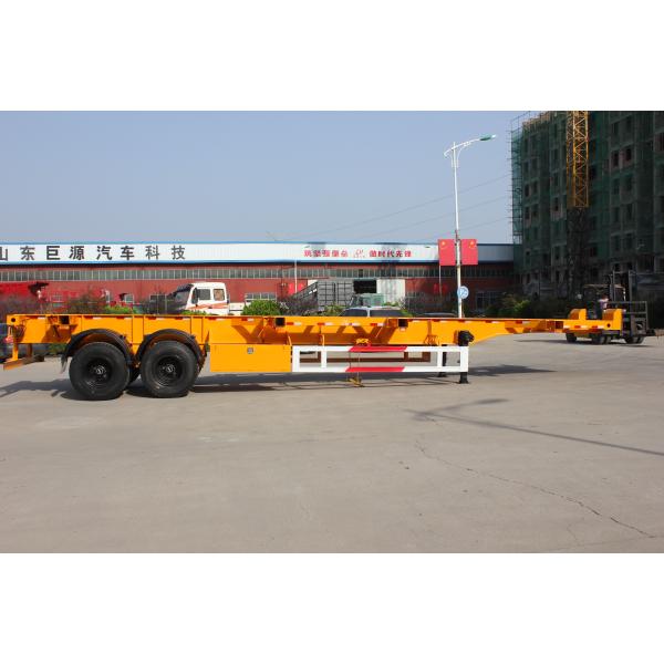 Механическая подвеска с тремя осями скелетный полуприцеп для строительной площадки и 7-коленный разъем