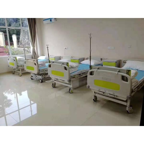 Hospital Medical Bed 500MM 2 Cranks Manual Crank Hospital Bed Patient Bed